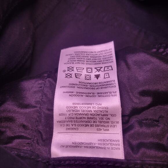 Levis Signature Mens Black S67 Jeans Athletic Straight Leg 34 X34 Zipper Pocket - Picture 7 of 9